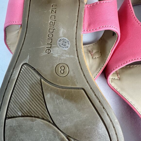 Women’s Liz Claiborne memory foam thong sandals size 8 Dressy Casual - Picture 9 of 9